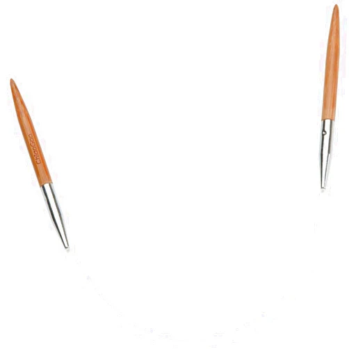 ChiaoGoo Circular 9 inch (23cm) Bamboo Dark Patina Knitting Needle Size US 4 (3.5mm) 2009-4