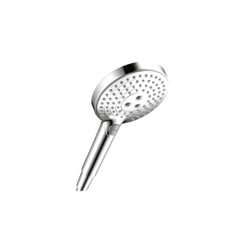 hansgrohe Raindance Select S Easy Install 5-inch Handheld Shower Head Modern 3 -Spray PowderRain, Rain, Whirl 26037001