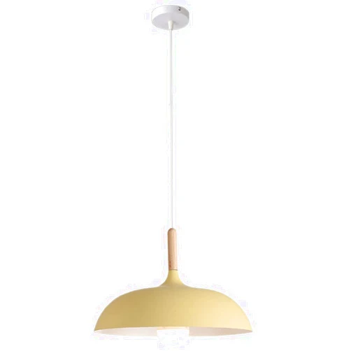 CHENKUI Simple Wood Art Chandelier Nordic LampShade Macaron Modern Craft Adjustable Pendant Lamp Minimalist Small LED Hanging Light Fixtures for Kitchen, Bedroom, Dining Room, Coffee Shop