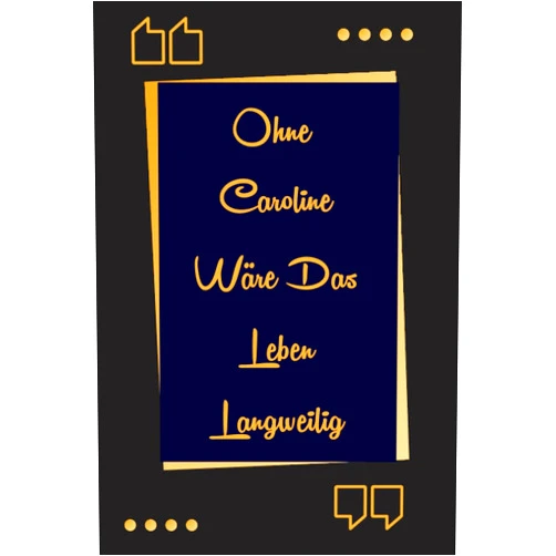 MD Publishing Ohne Caroline wäre das Leben langweilig: Notizbuch mit 110 linierten Seiten, Geschenk für Frauen und Mädchen mit dem Namen Caroline. (German Edition)