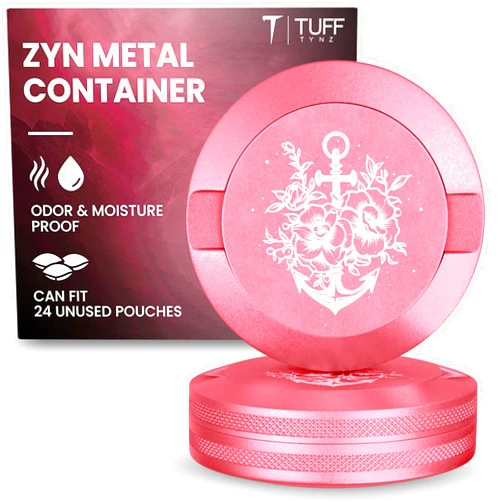 TuffTynz Premium Zyn Metal Can | Zyn Holder | Metal Zyn Container | Moisture & Odor Proof Container | Aluminum Zyn Can & Organizer | Dip Can | Zyn Tin | Zyn Gifts for Men | The Zyn Bin