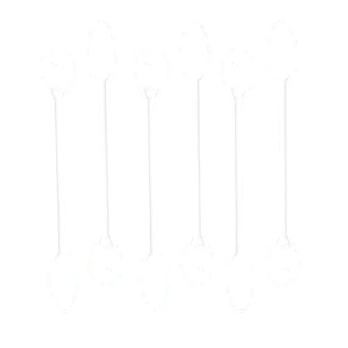 Quanzhou Chenchenchen E-Commerce Co.,Ltd Paper Stick Thick Cotton Swabs with Precision and Flattened Tip 375pcs, Pointed&Flattened Tip Cosmetic Applicators XL Size