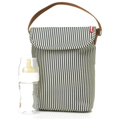 Babymel Double Bottle Holder Navy Stripe, Navy