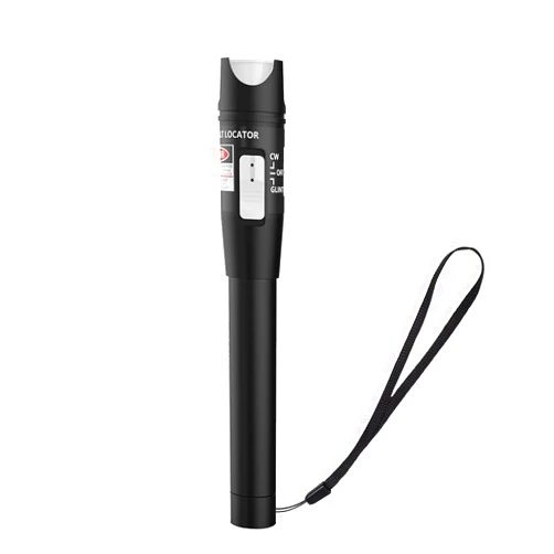 GESD Visual Fault Locator 30KM, VFL Fiber Optic Light Source Tester 30mW, Red Light Pen Equipment for 2.5mm Universal Connector, FC/SC/ST/LC Adapter for CATV Telecommunications, Fiber Network Cable Test