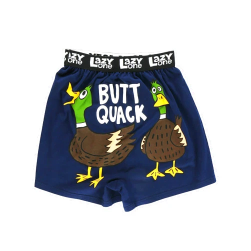 Lazy One Funny Animal Boxers, Novelty Boxer Shorts, Humorous Underwear, Gag Gifts for Men, Funny Bear Boxers