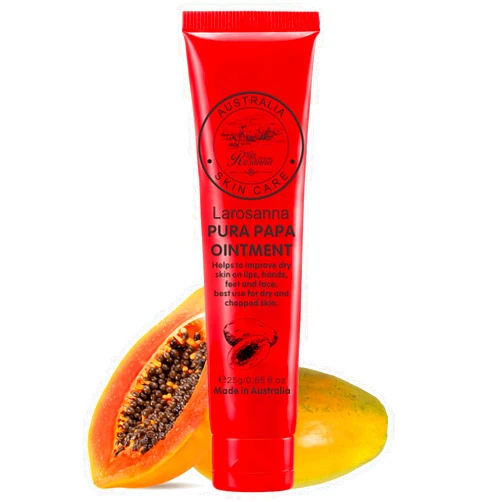 Larosanna Pura Papa Ointment 25g, Pawpaw Ointment Moisturizing Cream Imported Directly From Australia（Red）