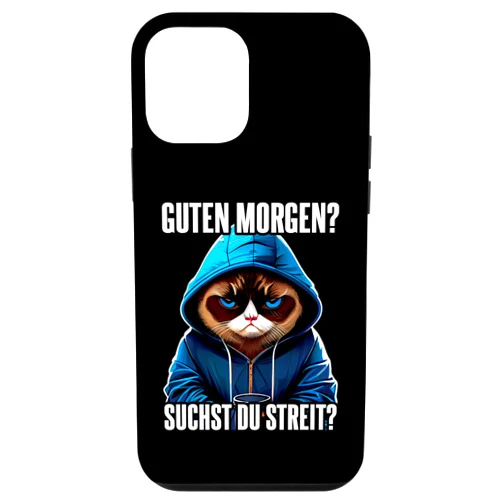 Lustiger Spruch I Tiere & Spaß I Damen & Herren iPhone 12 mini Katze Spruch Lustig Geschenk I Guten Morgen Case