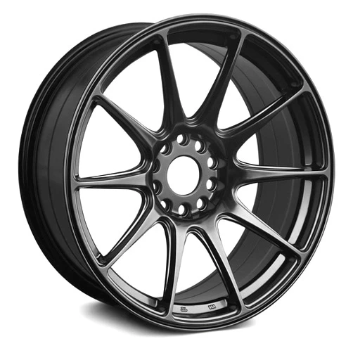 XXR 527 Chromium Black Wheel with Painted (17 x 8.25 inches /4 x 100 mm, 25 mm Offset)