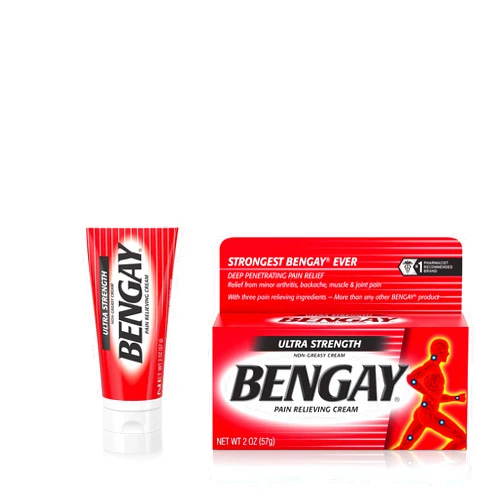 BENGAY Pain Relieving Cream, Ultra Strength 2 oz (Pack of 3) 2 Ounce (Pack of 3)