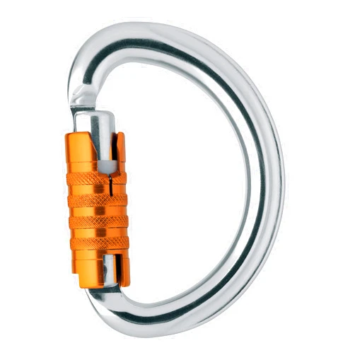 PETZL - Omni, Semi-Circle Carabiner for Climbing Harnesses