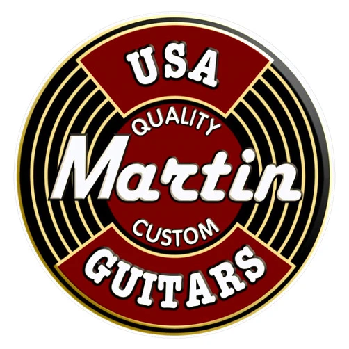 CNW Studio Martin Guitars Vinyl Waterproof Sticker Decal Car Laptop Wall Window Bumper Sticker 5
