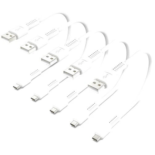ULIFTUS Short Micro USB Cable 1ft, 5 Pack Android Micro USB Cable Standard 2.0 USB A to Micro USB Charger Cord Micro B Android Charging Cable for Samsung Galaxy S7 J7 HTC LG Kindle and Charging Station