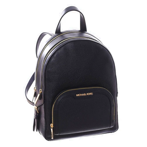 Michael Kors Jaycee Medium Logo Backpack (Black)
