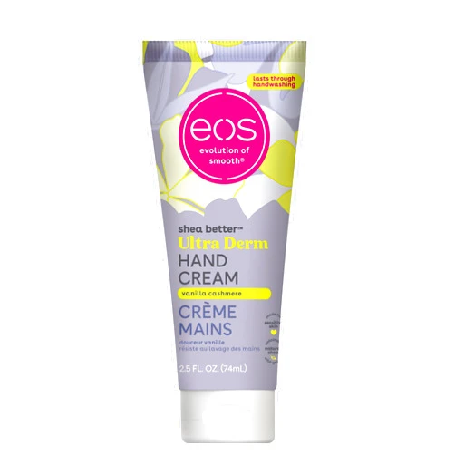 eos Shea Better Hand Cream - Vanilla Cashmere | Instant Hydration + Lasting Protection | 2.5 oz