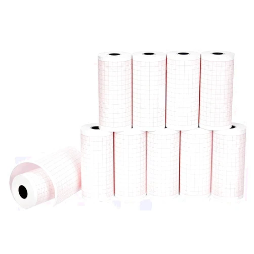LongTeco ECG Paper EKG Paper 80mm x 20m Premium Thermal Recording Paper (10 Rolls)