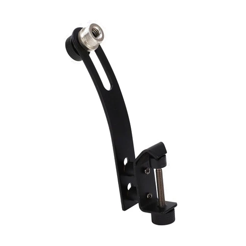 Goshyda Drum Microphone Shockproof Clip Rim Mount Holder, Metal Universal Adjustable Tom Mic Set Clamp