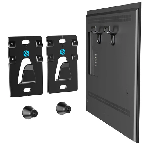 Supcline No Stud TV Wall Mount for Most 26-100 inch TVs Up to 200lbs, Drywall No Drill TV Mount, 1.18'' Low Profile Studless Wall Mount TV Bracket, Easy Install