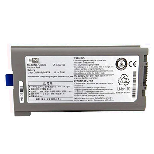 Hubei CF-VZSU46S Laptop Battery Replacement for Panasonic Toughbook CF-30 CF-31 CF-53 CF-VZSU46 CF-VZSU46AU CF-VZSU46R CF-VZSU71U CF-VZSU72U CF-VZSU1430U(11.1V 7800mAh)