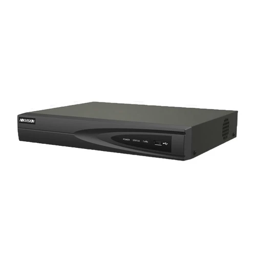KAFFE HIK 8CH 4K NVR DS-7608NI-Q1/8P 8CH PoE 8MP 4K Network Video Recorder NVR with Built-in PoE Ports for IP PoE Network Cameras H.265 1xSATA Compatible with Hikvision Hik-Connect APP (HDD not Included)