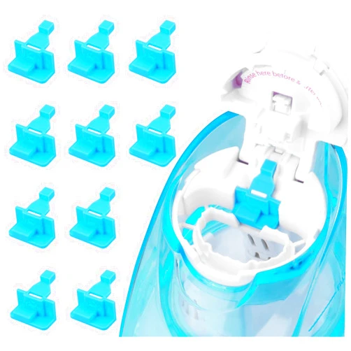 ETCBNIU Silicone Saltwater Pods Refills Accessories Compatible with Navage Nasal Care - Save Saltwater Pods for Easy Operation (10 Pack-Blue)