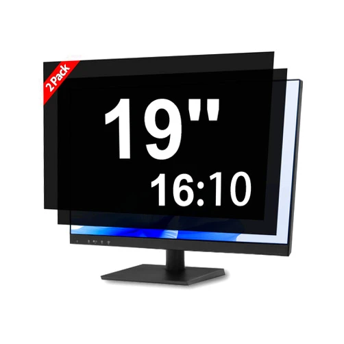 J J-Dream [2 Pack] 19 Inch Privacy Screen for Computer Monitor Blue Light Screen Protector Anti Glare Anti-Scratch Monitor Privacy Shield Screen 19 Inch 16:10 Aspect Ratio