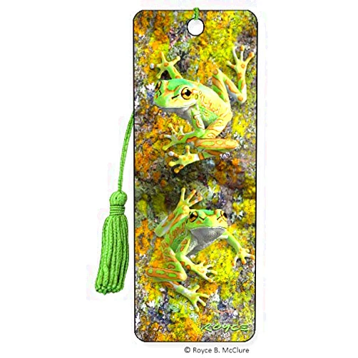 Artgame 3D Bell Frog Bookmark Featuring The Artwork of Royce B Mcclure - by Artgame