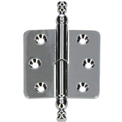 KOTARBAU 5907465905336 Decorative Hinges, Chrome, 45 mm x 45 mm