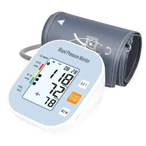 Laukum Blood Pressure Monitors for Home Use, Blood Pressure Machine Upper Arm with Large Wide Cuff Automatic Digital BP Machine LCD Screen BSX583(Light Blue)