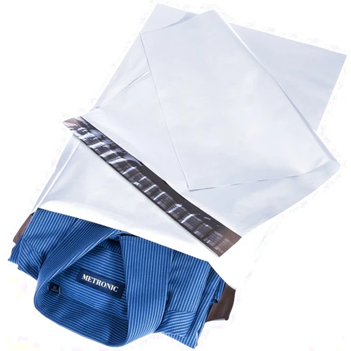 Metronic Poly Mailers 10x13 200 Pcs | Medium Size Shipping Bags for Clothing | Strong Adhensive Mailing Bags for Small Business, Shipping Envelopes, Tear-resistant Packing Bags White