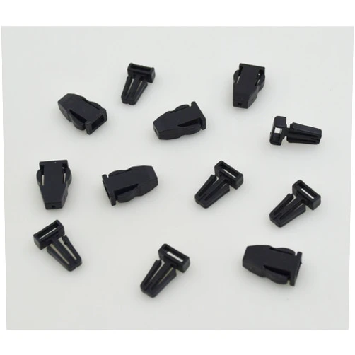 DuDu Black Plastic Phone Strap Lanyard Buckle for 9mm Wide Strap (50Pcs per Lot)
