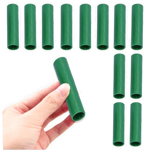 Lvifloae 12PCS Garden Stake Joint,Trellis Clips Support Stakes Connectors Plant Stake Connector for Garden Stakes Connectors (11mm 16mm Inner Diameter Connecting Pipe) (11mm Inner Diameter Connecting Pipe)