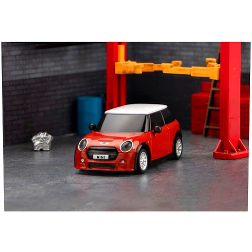 Helidirect Turbo Racing Mini Cooper 1:76 RTR (RED) - Remote Control Car, Mini RC Drift Car 1/76
