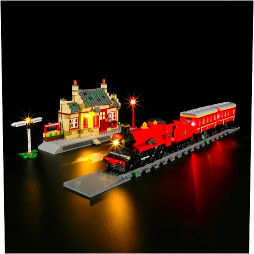 BRIKSMAX Led Lighting Kit for LEGO-76423 Hogwarts Express Train Set with Hogsmeade Station - Compatible with Lego Harry Potter Building Blocks Model- Not Include Lego Set