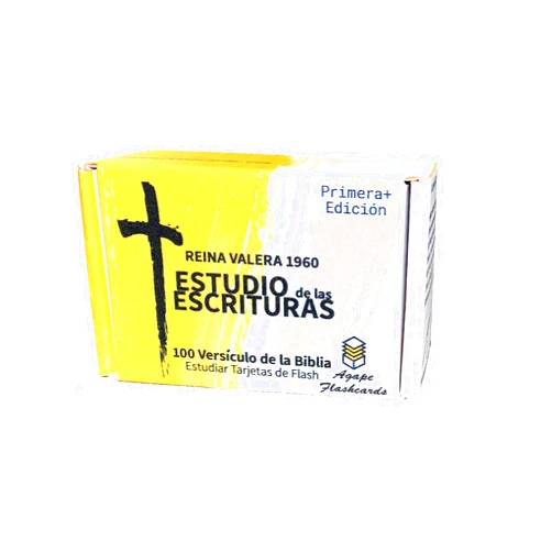 Army Flashcards Agape Flashcards - Spanish Bible Scripture Study: Estudio de las Escrituras | Estudiar Tarjetas de Flash | Reina Valera 1960 Edicion | 100 de las escrituras mas importantes y utiles de la Biblia