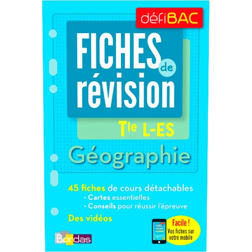 Loïc Hamandjian DéfiBac Fiches de révision Géographie Tle L-ES