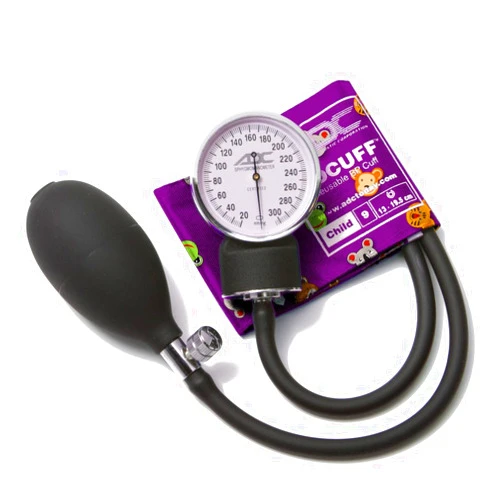 ADC Prosphyg 760 Pocket Aneroid Sphygmomanometer with Adcuff Nylon Blood Pressure Cuff, Child, Animals Print