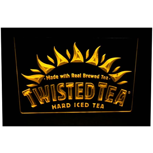 Paerma personalized bar happy birthday game room neon sign LED Twisted Tea Led Game Room Man Cave Large 12x16 Lamp Neon Like Signs For Wall Decor
