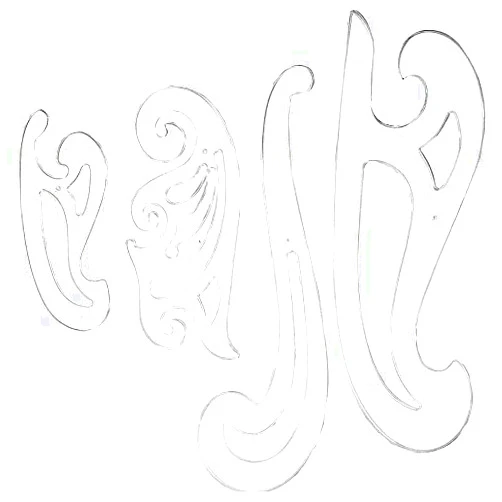 Generic C Thru By Westcott Stencil/Drawing Template, Assorted, Polystyrene, 1 EA - FC-4