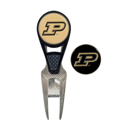 Team Effort Collegiate CVX Ball Mark Repair Tool & 2 Ball Markers