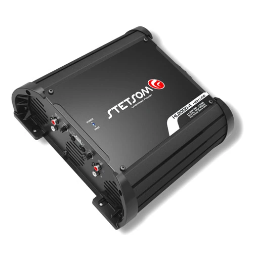 Stetsom HL 2000.4 2 Ohms Multichannel Car Audio Amplifier HL2000.4 2K Watts RMS 4 Channel 2Ω Stable Full Range HD Sound Quality Car Stereo MD Crossover HPF LPF Bass Boost Front Rear Bridge Speakers