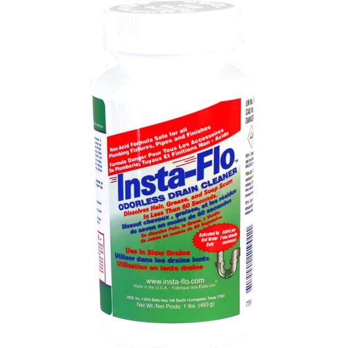 THRIFT MARKETING Insta-Flo Crystals Drain Cleaner 1 lb.