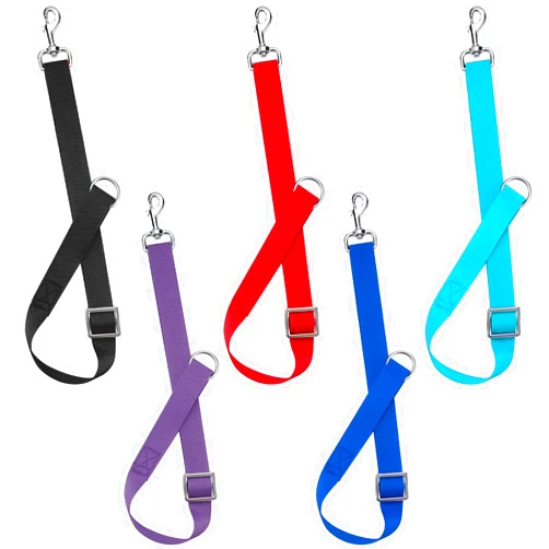 Patelai 5 Pieces Horse Bucket Straps for Horse Stalls Adjustable Bucket Strap Nylon Horse Trailer Ties Horse Hanging Strap for Water Bucket Horse, Hay Nets, Water Buckets, Horse Outdoor Feeders