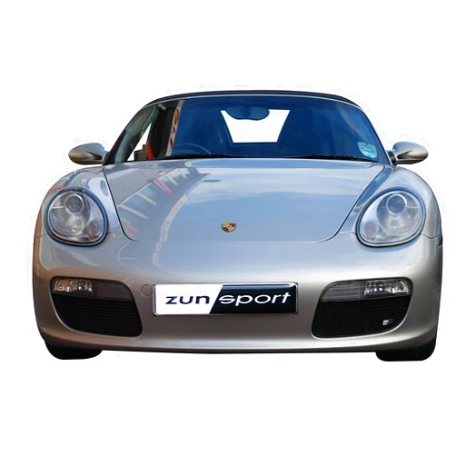 Zunsport Compatible with Porsche Boxster 987.1 - Outer Grill Set - Black Finish (2005-2008)