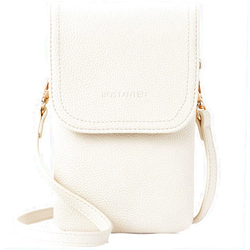 BOSTANTEN Vegan Leather Small Crossbody Bags for Women Designer Cell Phone Bag Wallet Purses Adjustable Strap