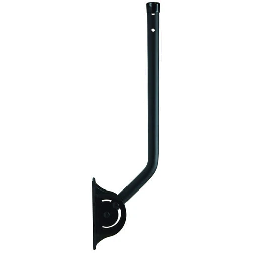 RCA TV Antenna Mount - Universal, Adjustable, Outdoor and Attic TV Antenna Mast. 18.8-Inch Steel J-Pole with Adjustable Bracket, Weatherproof, Mounting Hardware Included, Black (VH119E)
