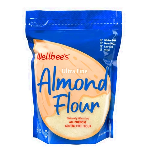 Wellbee's Almond Flour, Extra Fine, Gluten Free, Blanched, Low Carb, All Purpose, 2 lbs
