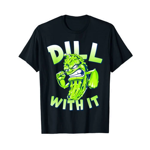 Flippin Sweet Gear Dill With It Funny Pickle T-Shirt
