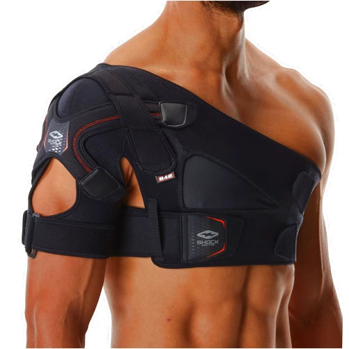 Shock Doctor Shoulder Support Brace for Men, Prevents & Promotes Healing from AC Sprains, Rotator Cuff Injuries & Moderate Separations