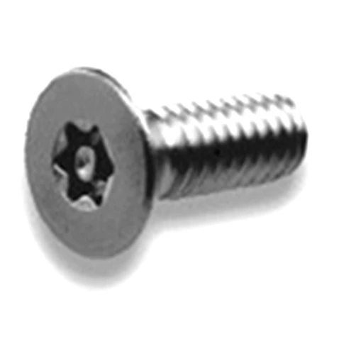 Tamper-Pruf Screw 91745, Mach Screw, Flat, 1/4-20 x 2 L, PK10
