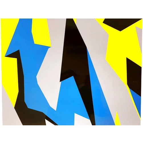 MJVINYL Camo Camouflage Vinyl Film Wrap Decal Air Bubble Free Yellow Black Gray Blue + Free Tool Kit (48